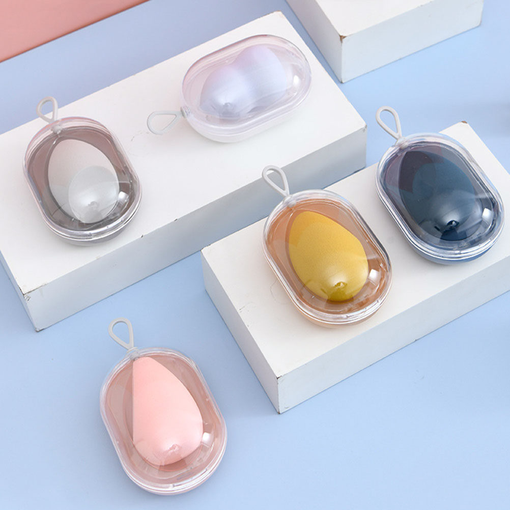 Beauty Makeup Box - 4Pcs Chic Makeup Egg Storage Box