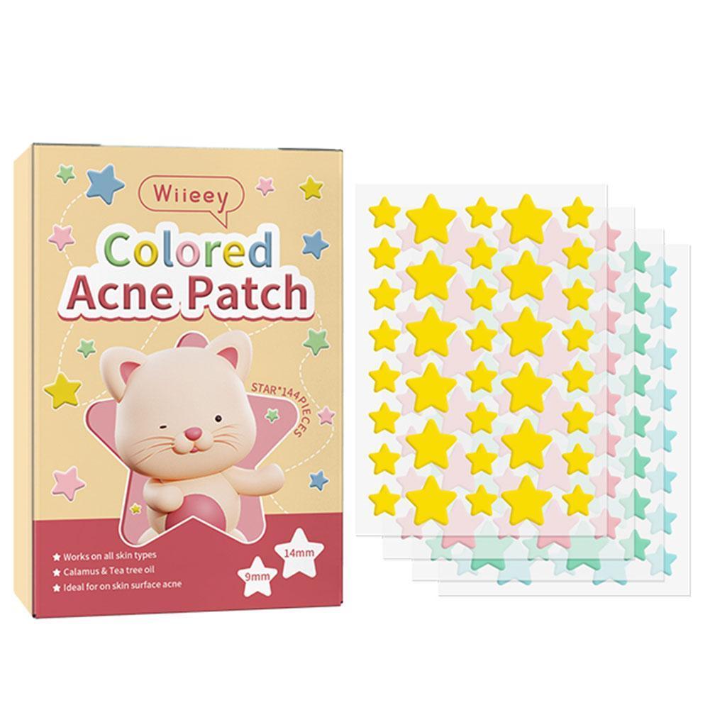 Makeup Beauty Set - 144Pcs/Set Star Pimple Patch Acne Colorful