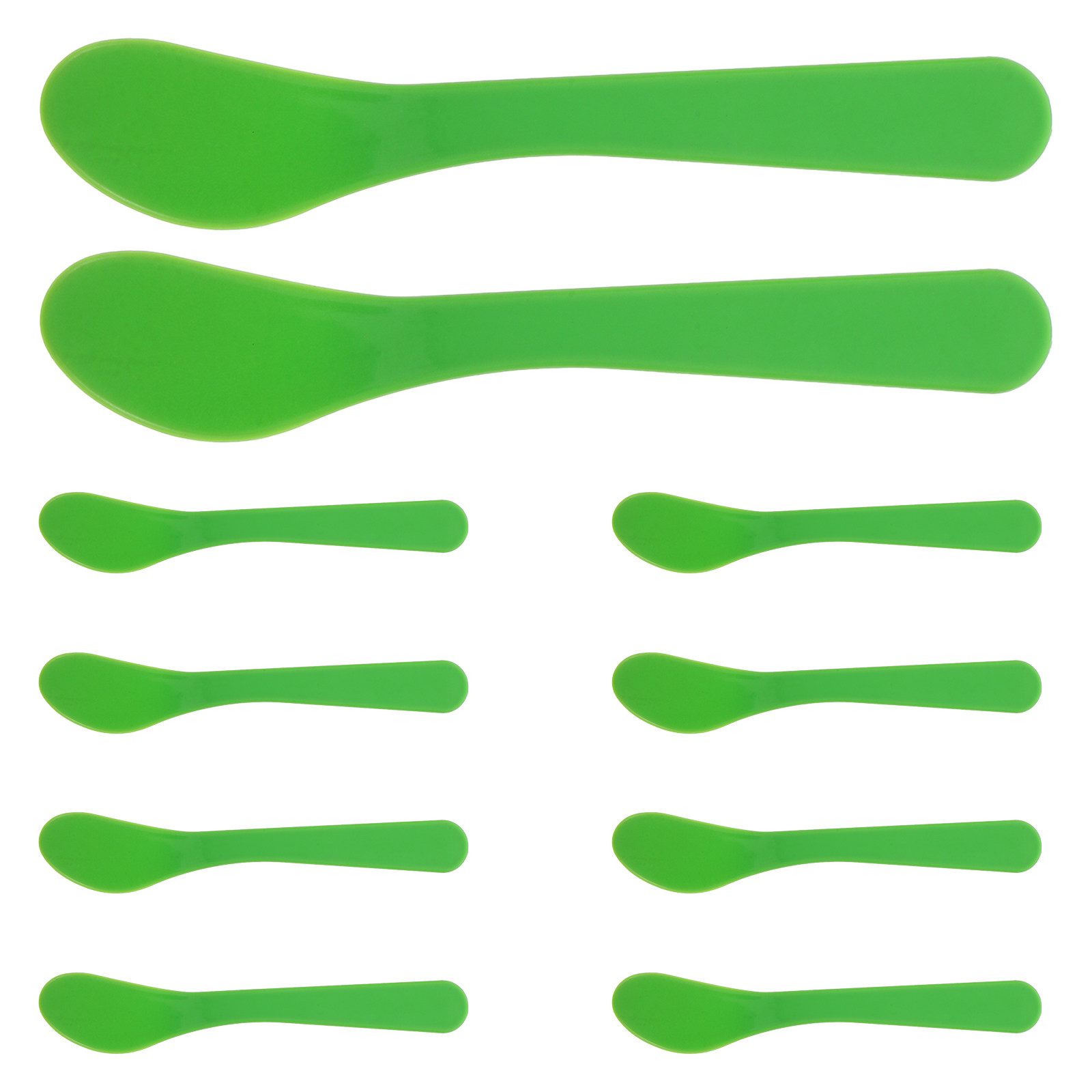 Beauty Makeup Cream - 10Pcs Spatula Set PP Handle Facial