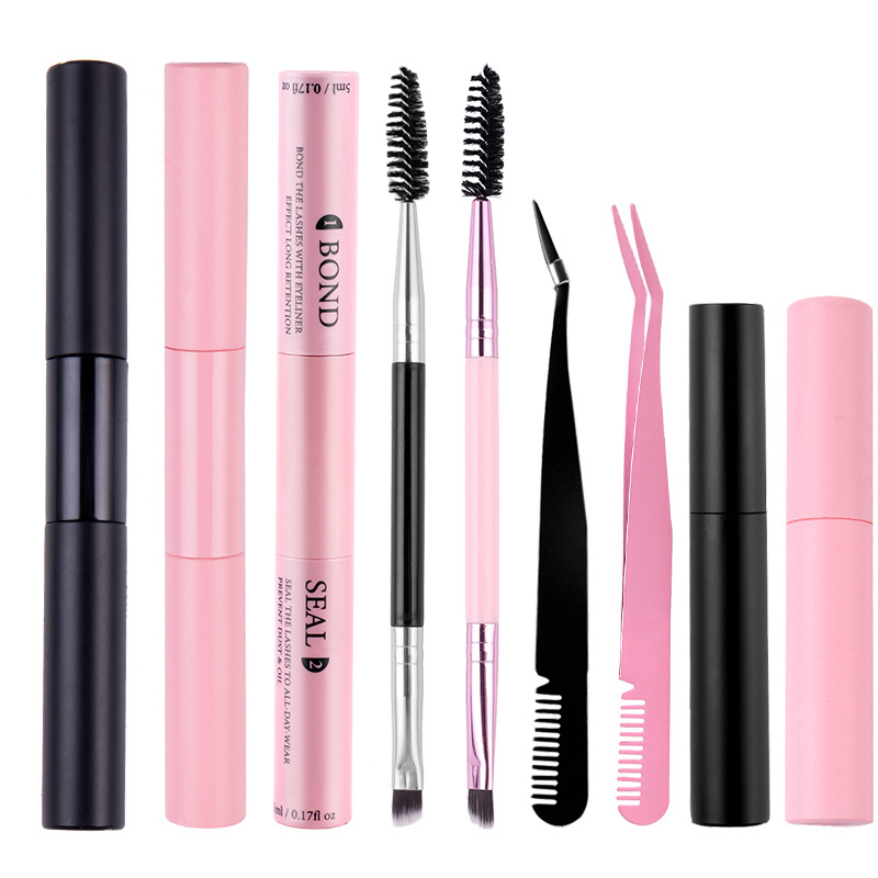 Waterproof Mascara Wand - Double Ended Eyelash Bond And Seal