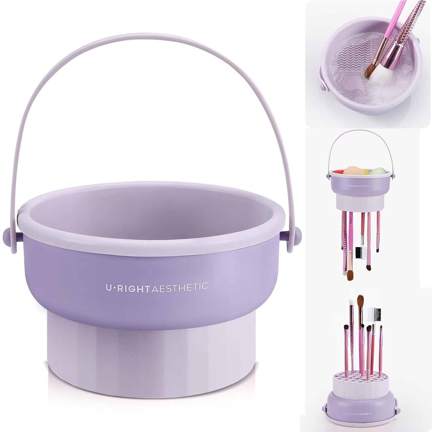 Makeup Beauty Set - Makeup Brush Cleaning Bowl Beauty Egg