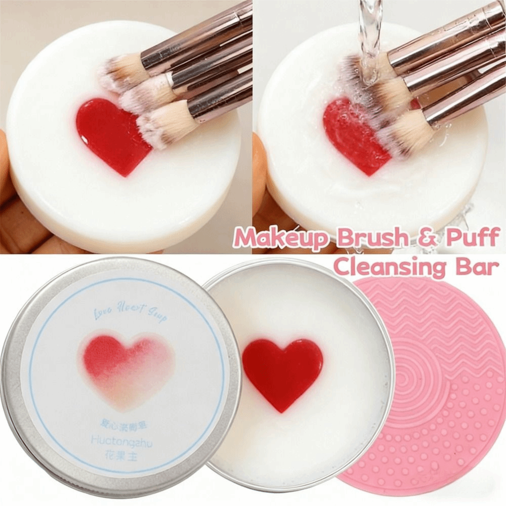 Beauty Makeup Sponge - Deep Clean Makeup Brush Cleaner Soap