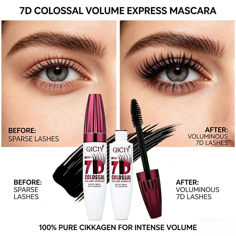 Waterproof Mascara Wand - 7D Waterproof Mascara Long Lasting Volume