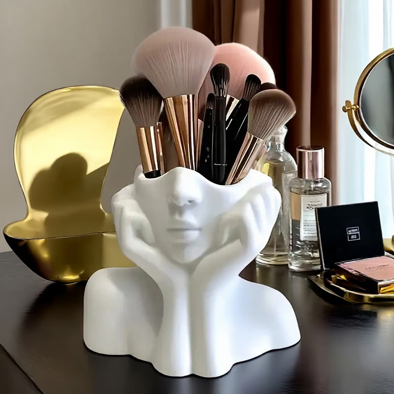 Beauty Makeup Artist - Face Shape Makeup Brush Holder -Portable
