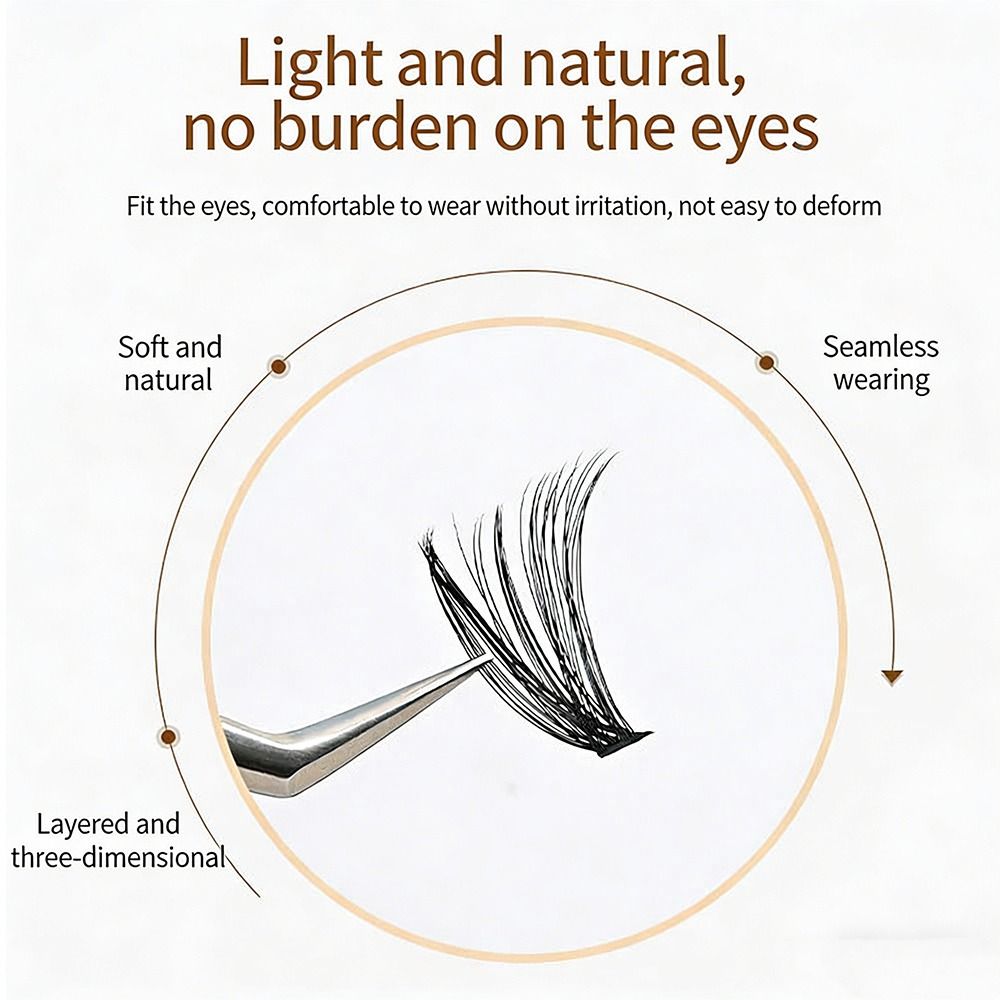 False Eyelashes Natural - Natural Look False Eyelashes Bond and