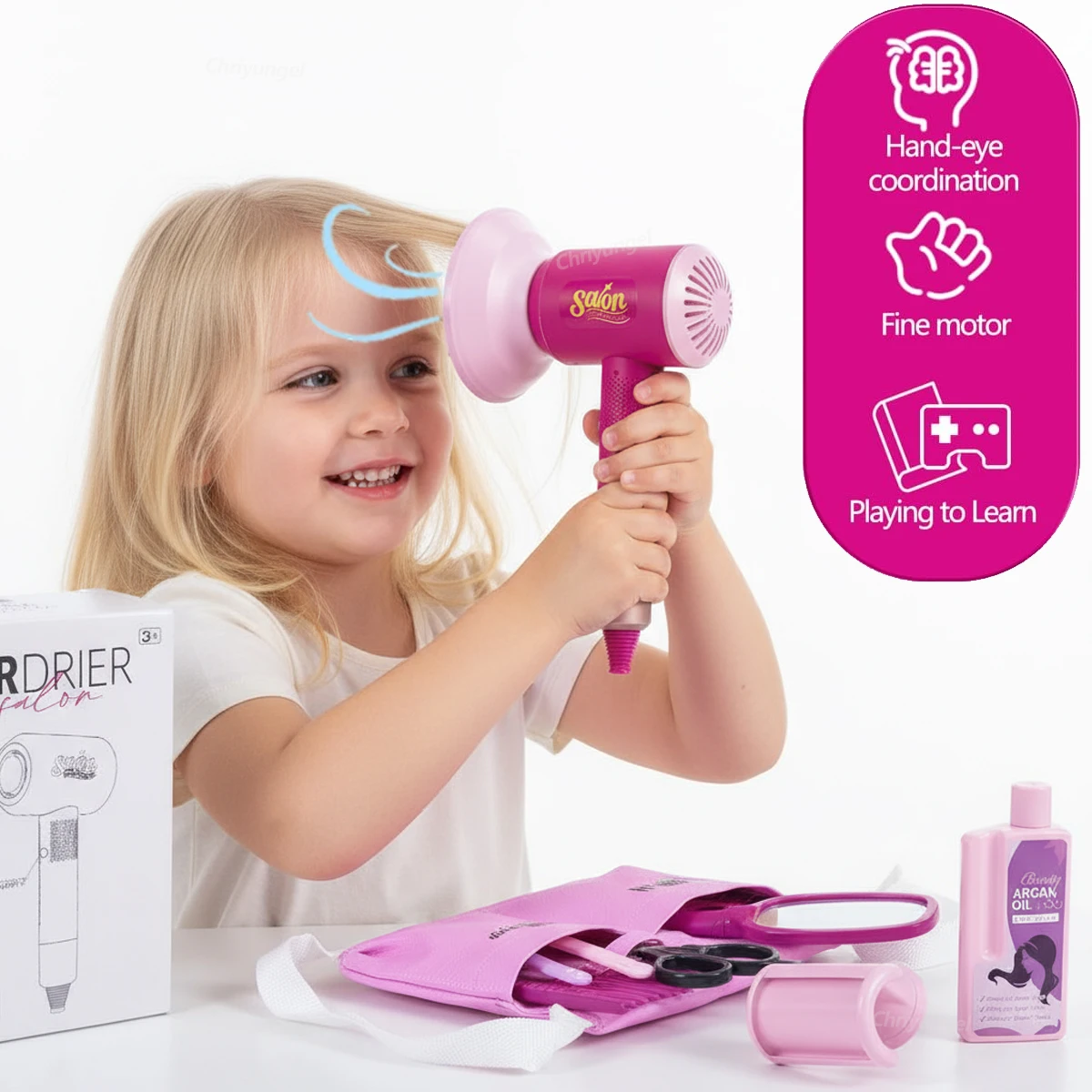 Kids Beauty Salon Set with Pre - Beauty Makeup Set For Kids 评论和价格