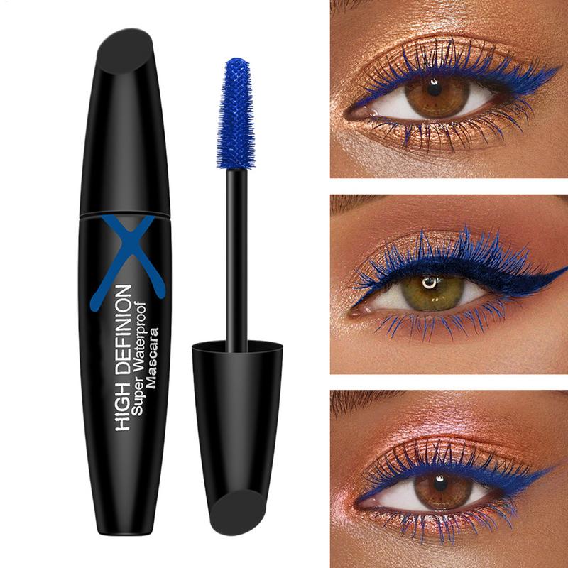 Blue Mascara for Eyelashes Vol - Waterproof Mascara Wand 评论和价格