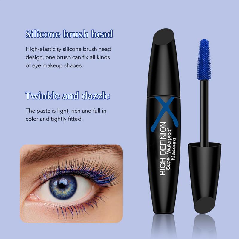 Blue Mascara for Eyelashes Vol - Waterproof Mascara Wand 评论和价格