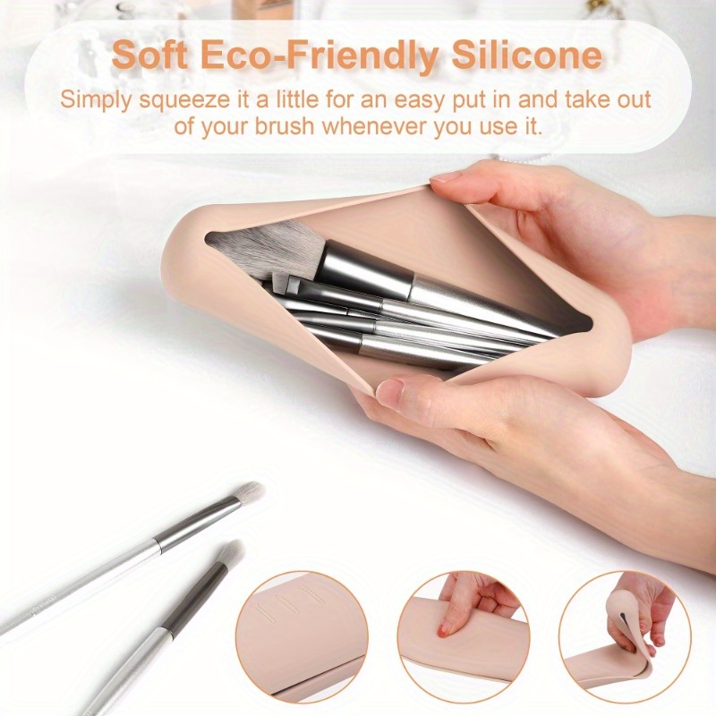 Travel Makeup Brush Holder,Sil - Beauty Makeup Artist 评论和价格