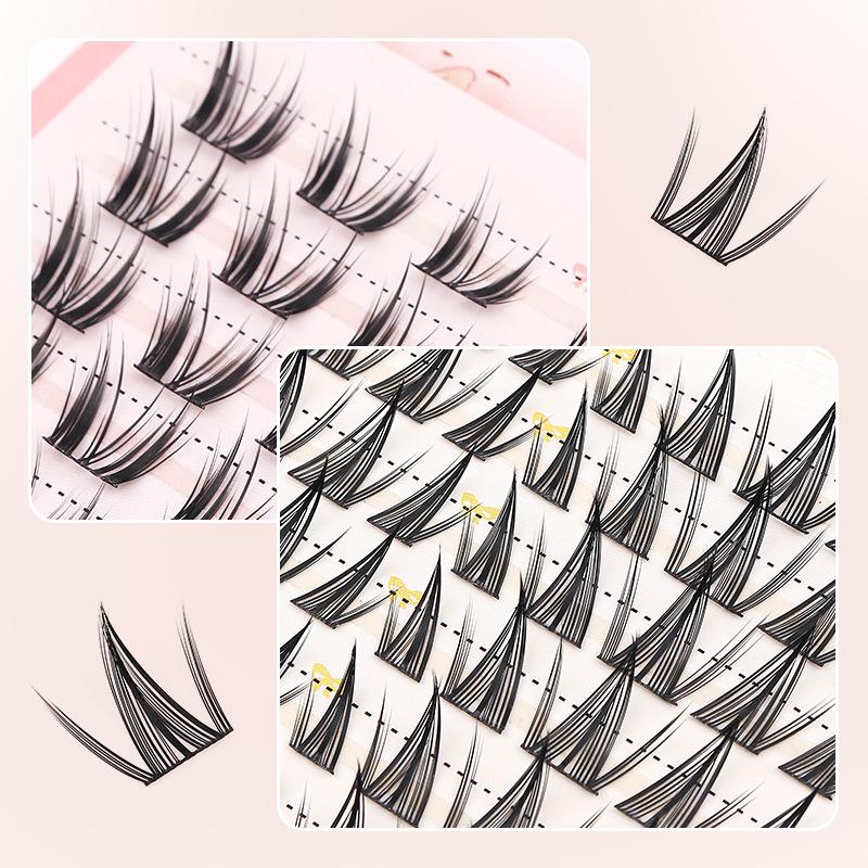 Hot Sale 10 Rows Individual Ey - False Eyelashes Natural 评论和价格