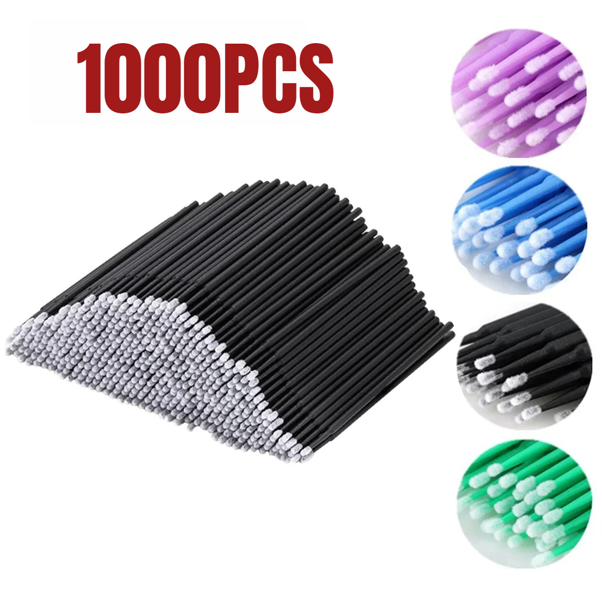 1000/500PCS Eyelash Cleaning B - Beauty Of Makeup 评论和价格