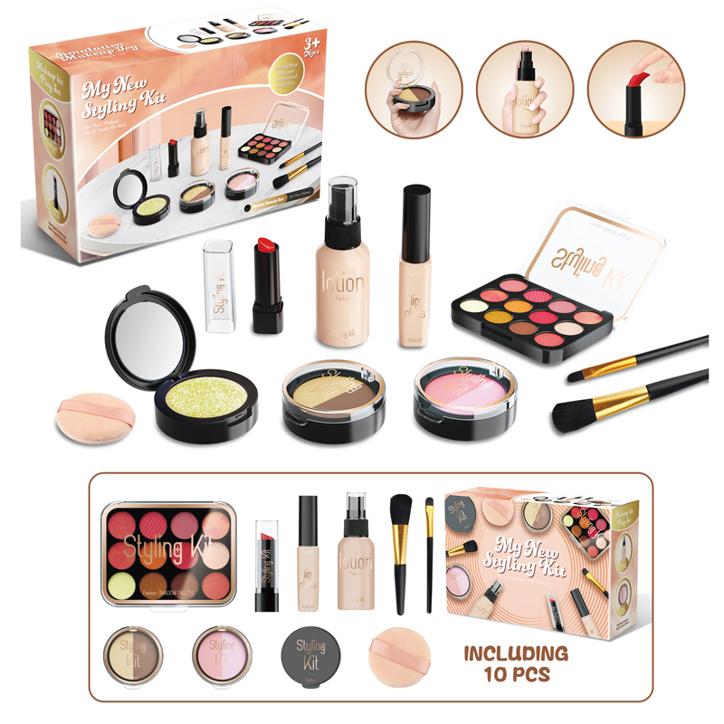 10 Pcs Simulation Girl Beauty  - Beauty Makeup Set For Kids 评论和价格