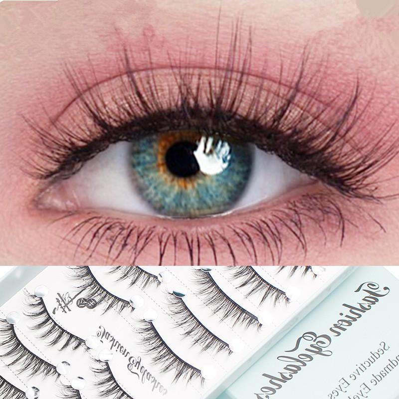 New 10 Pairs Natural Long Wisp - False Eyelashes Natural 评论和价格