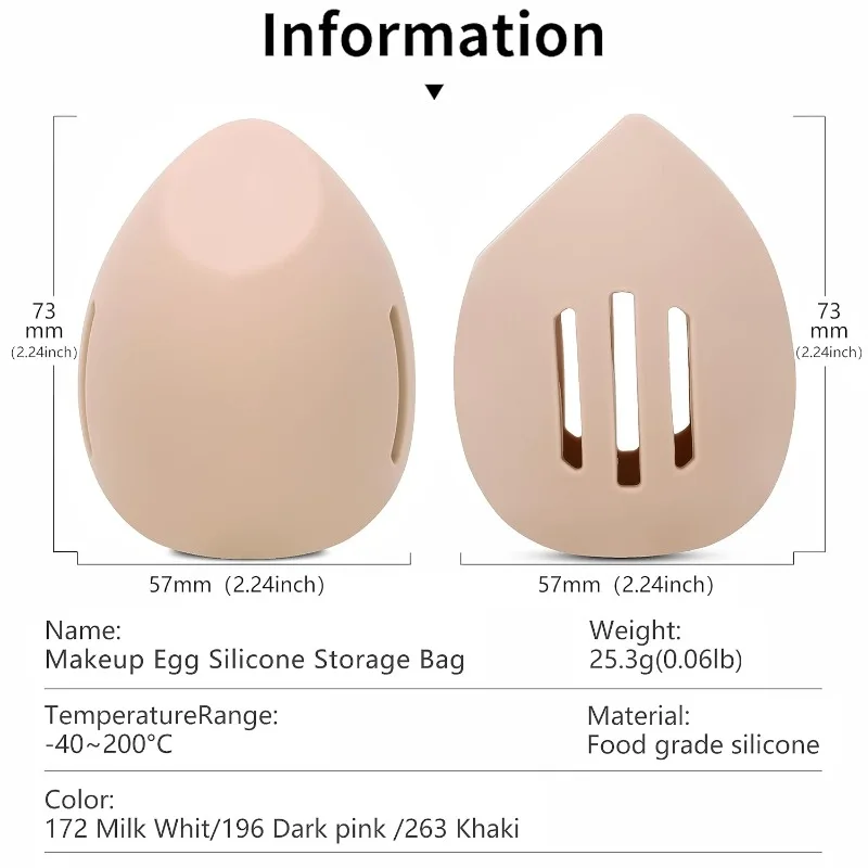 Silicone Beauty Egg Breathable - Beauty Makeup Box 评论和价格