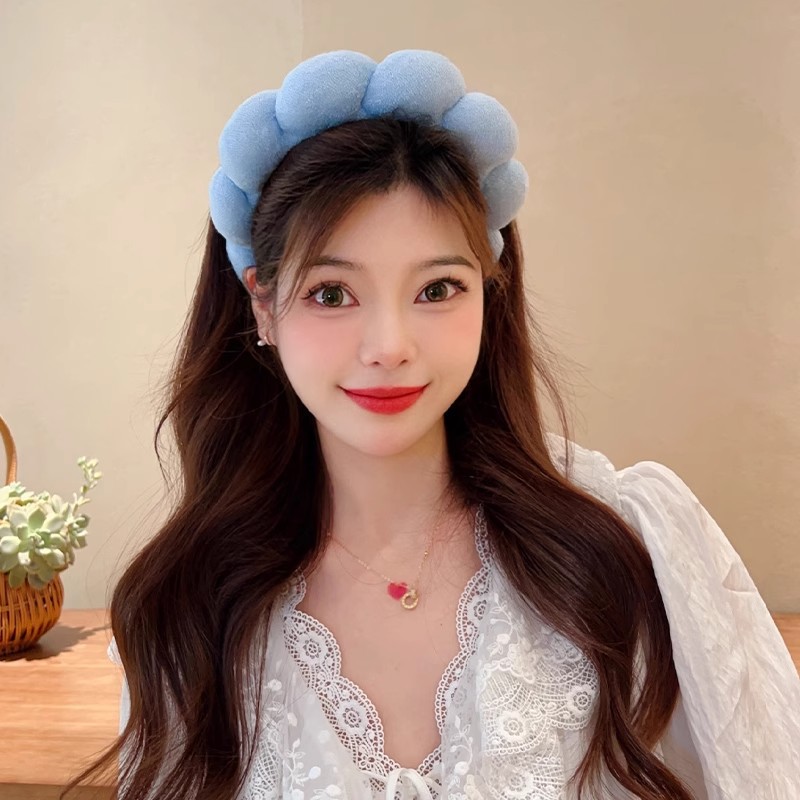 Retro Puffy Hair Band Sponge H - Beauty Makeup Sponge 评论和价格
