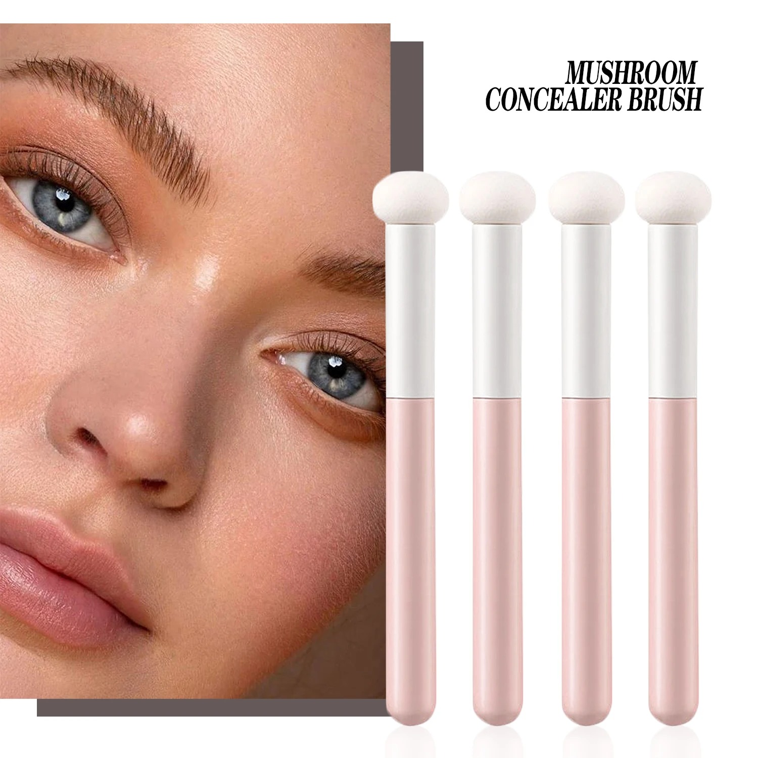 Mushroom Head Concealer Brush  - Beauty Makeup Artist 评论和价格