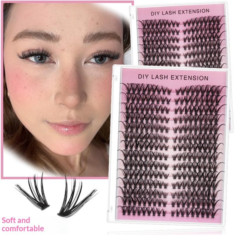 20pcs DIY False Eyelash Extens - False Eyelashes Natural 评论和价格