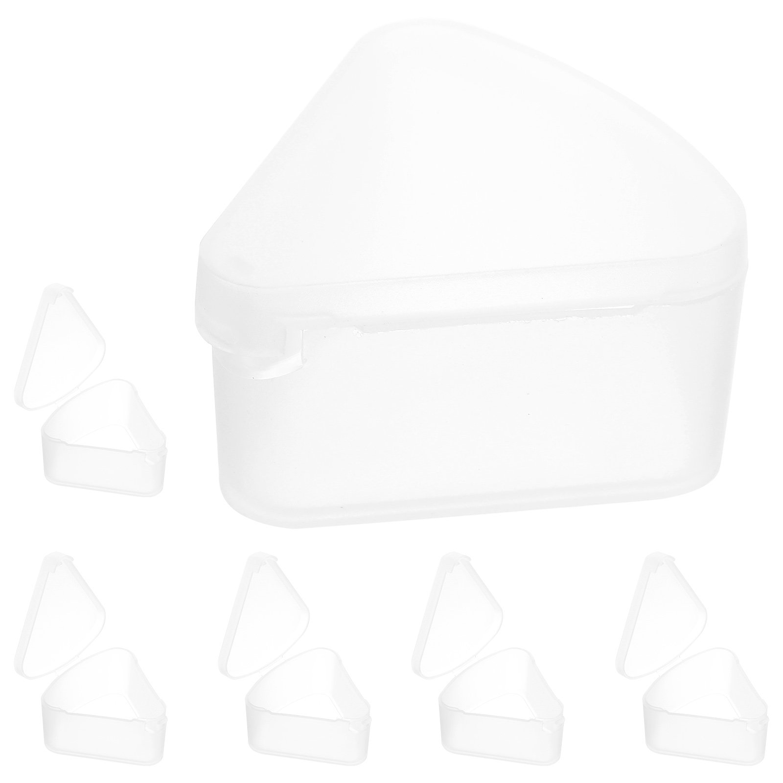 6Pcs Triangle Powder Puff Case - Beauty Makeup Sponge 评论和价格