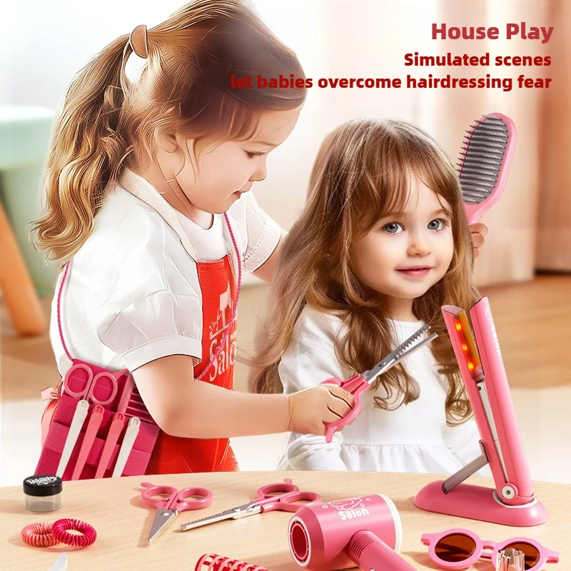 Simulation Barber Hair Beauty  - Beauty Makeup Set For Kids 评论和价格