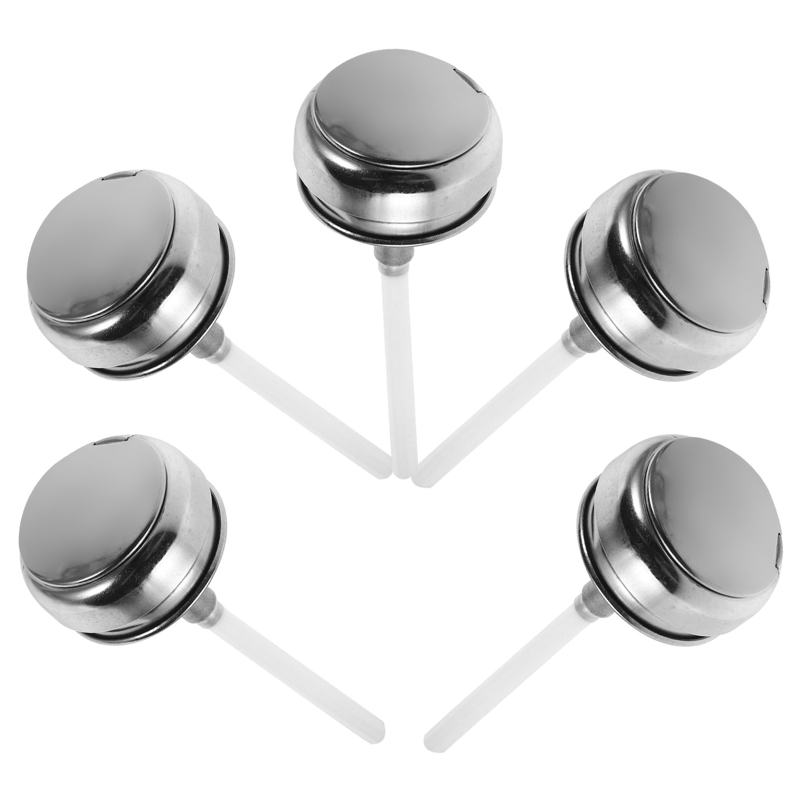 5Pcs Stainless Steel Aluminum  - Beauty Of Makeup 评论和价格