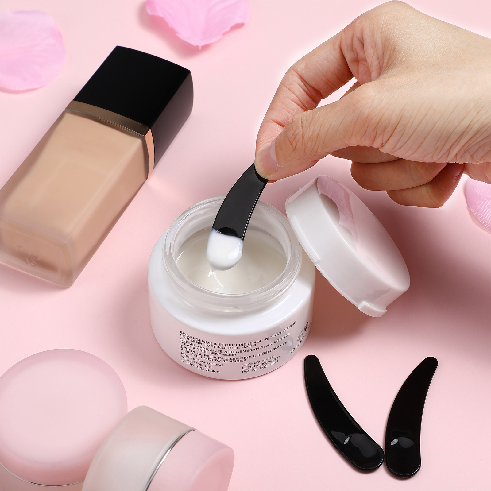 50Pcs Skincare Spatulas Face C - Beauty Makeup Cream 评论和价格