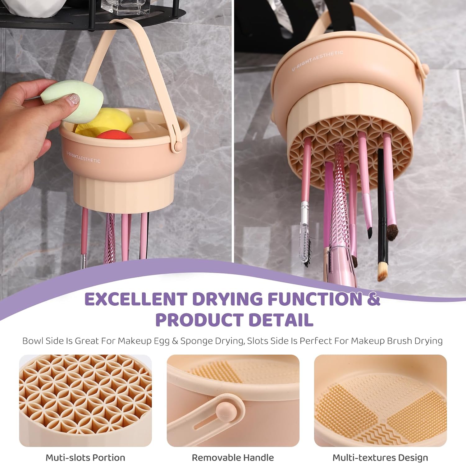 Makeup Brush Cleaning Bowl Bea - Makeup Beauty Set 评论和价格
