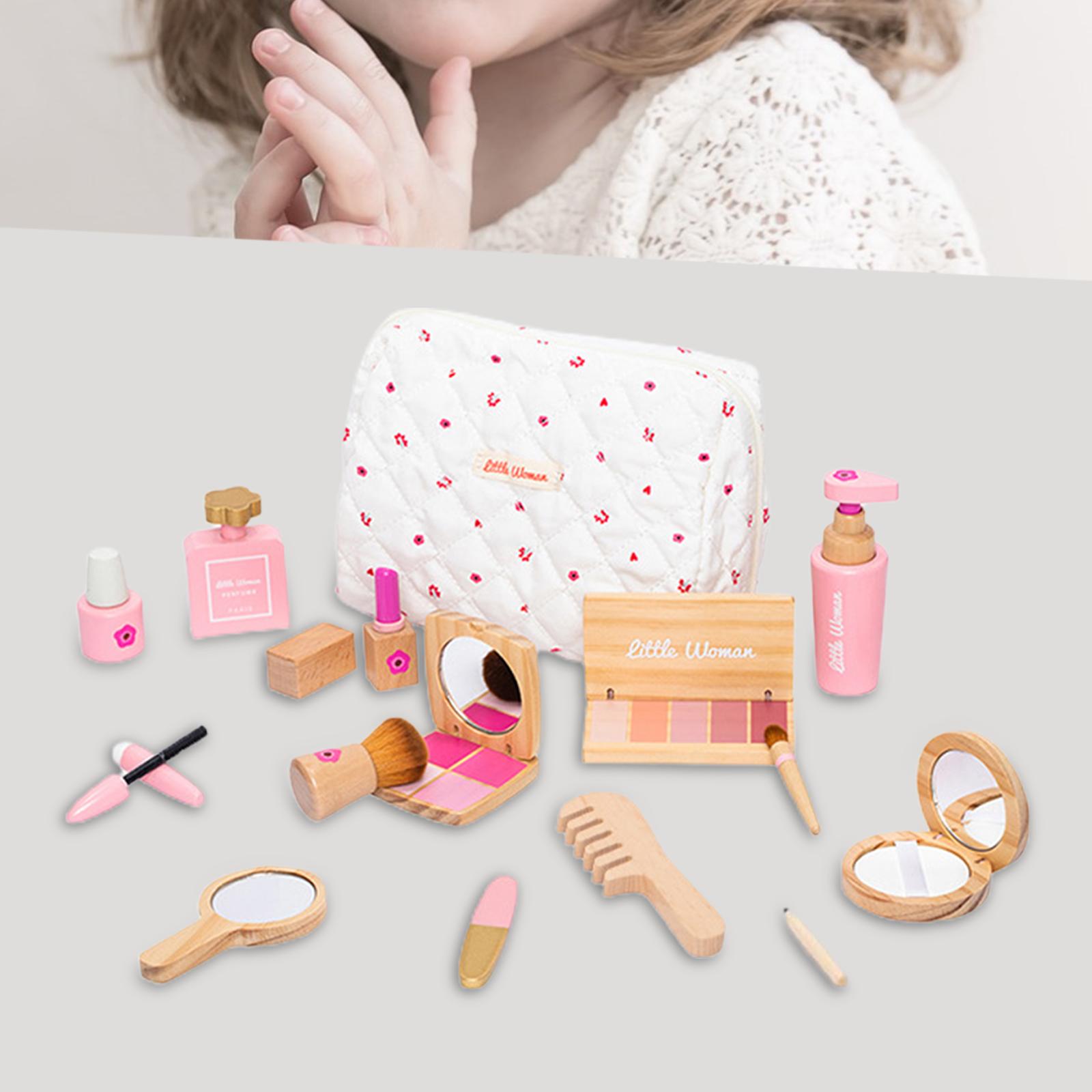 Makeup Toy Kits Wooden Makeup  - Beauty Makeup Games For Girls 评论和价格