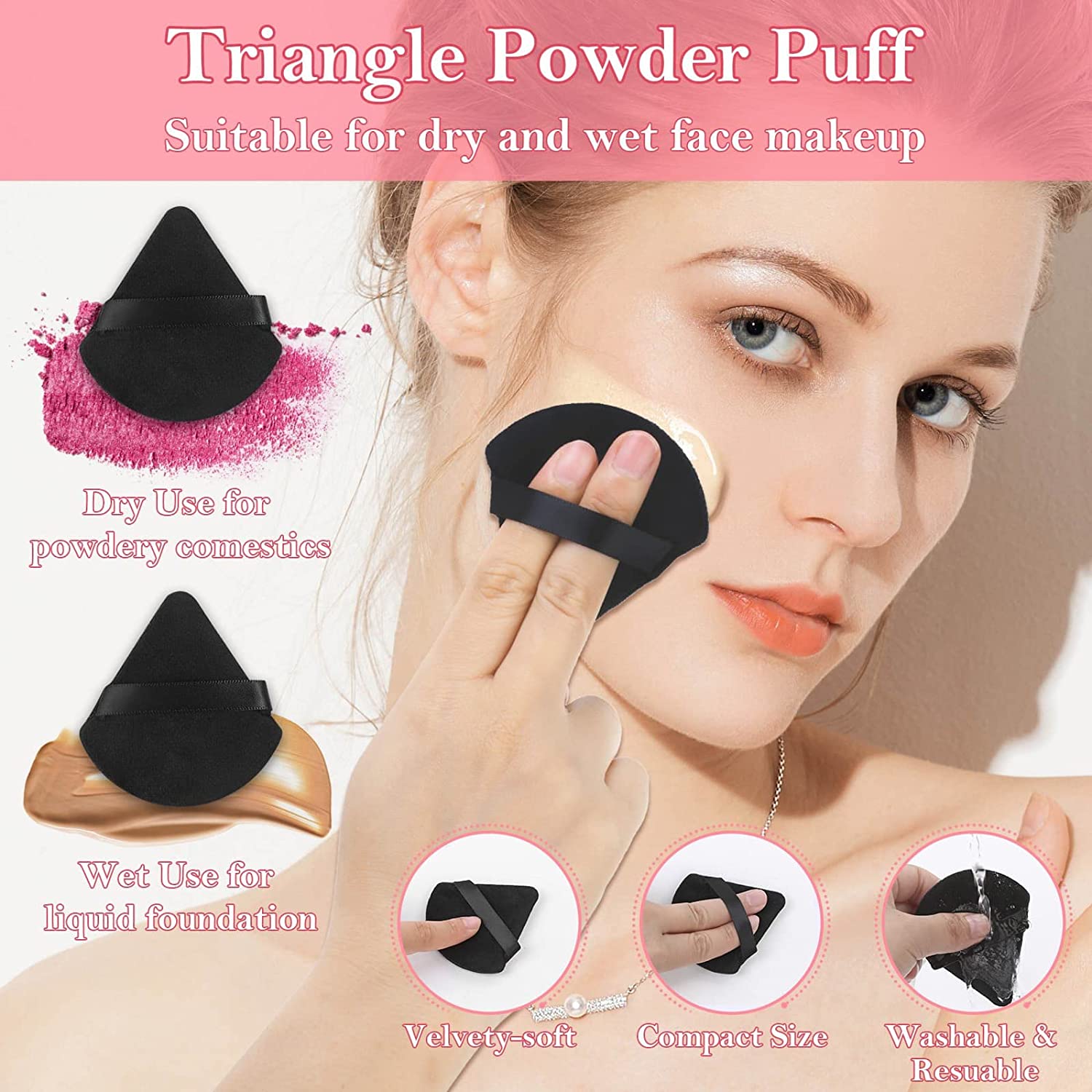 Makeup Applicators Kit Triangl - Beauty Makeup Artist 评论和价格