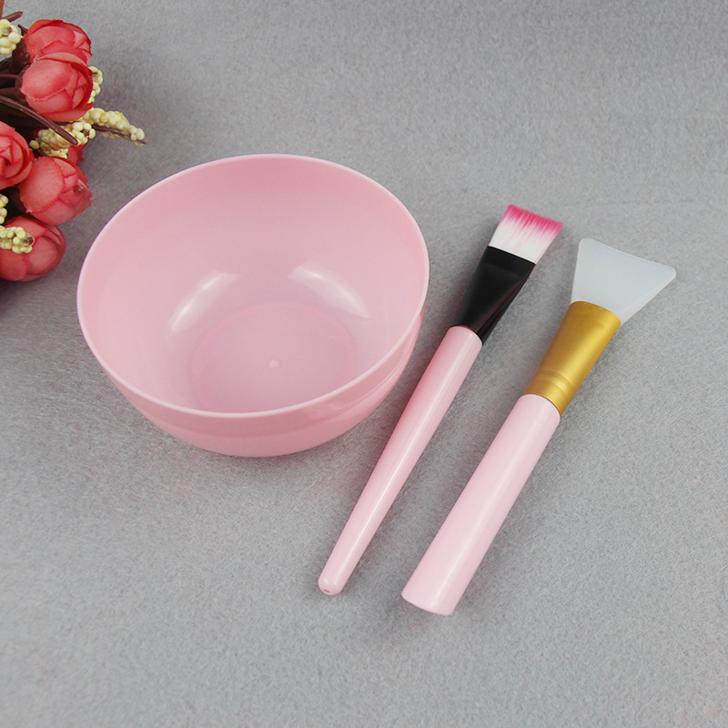 Facial Brush Mask Bowl Spoon S - Makeup Beauty Set 评论和价格