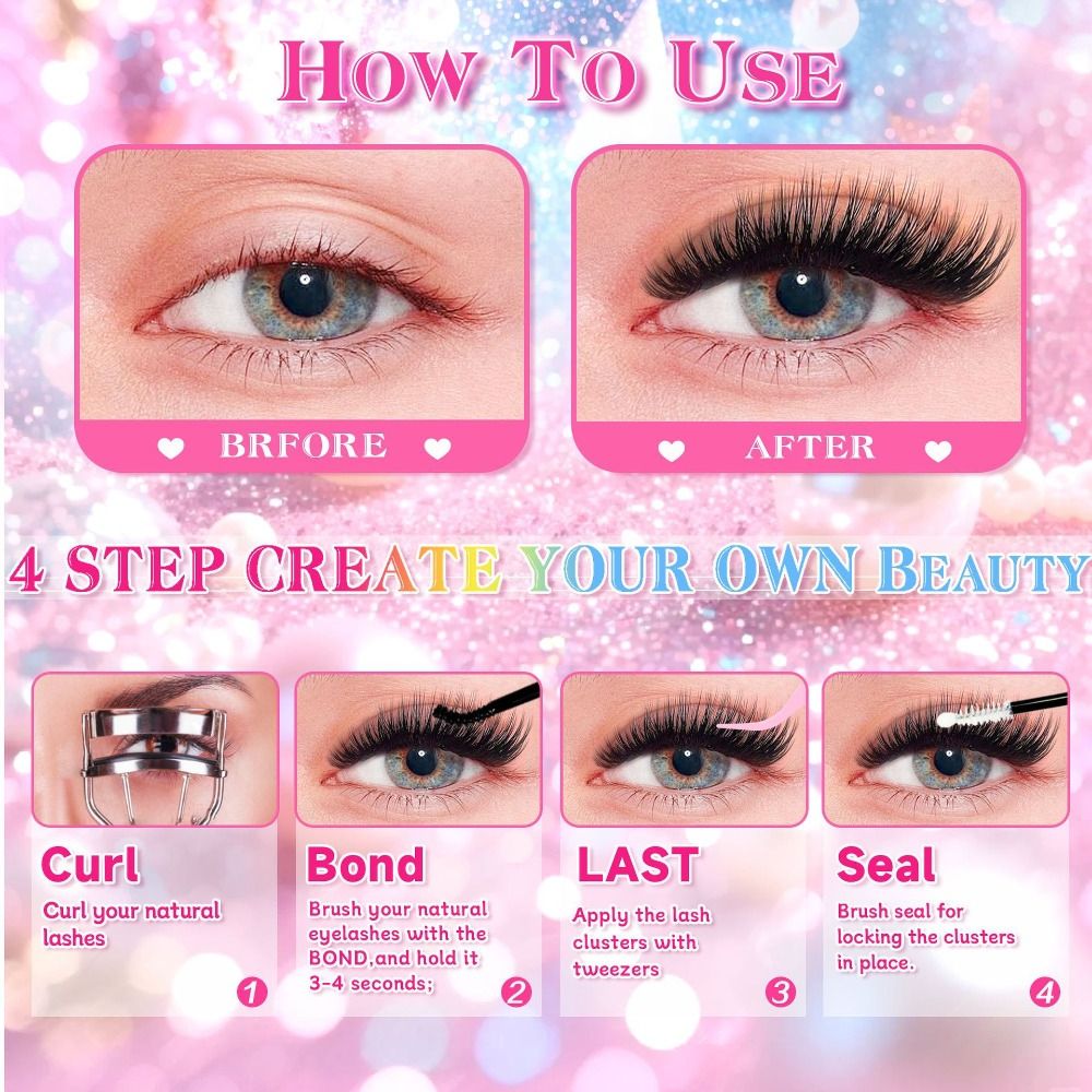 Natural Look False Eyelashes W - False Eyelashes Natural 评论和价格