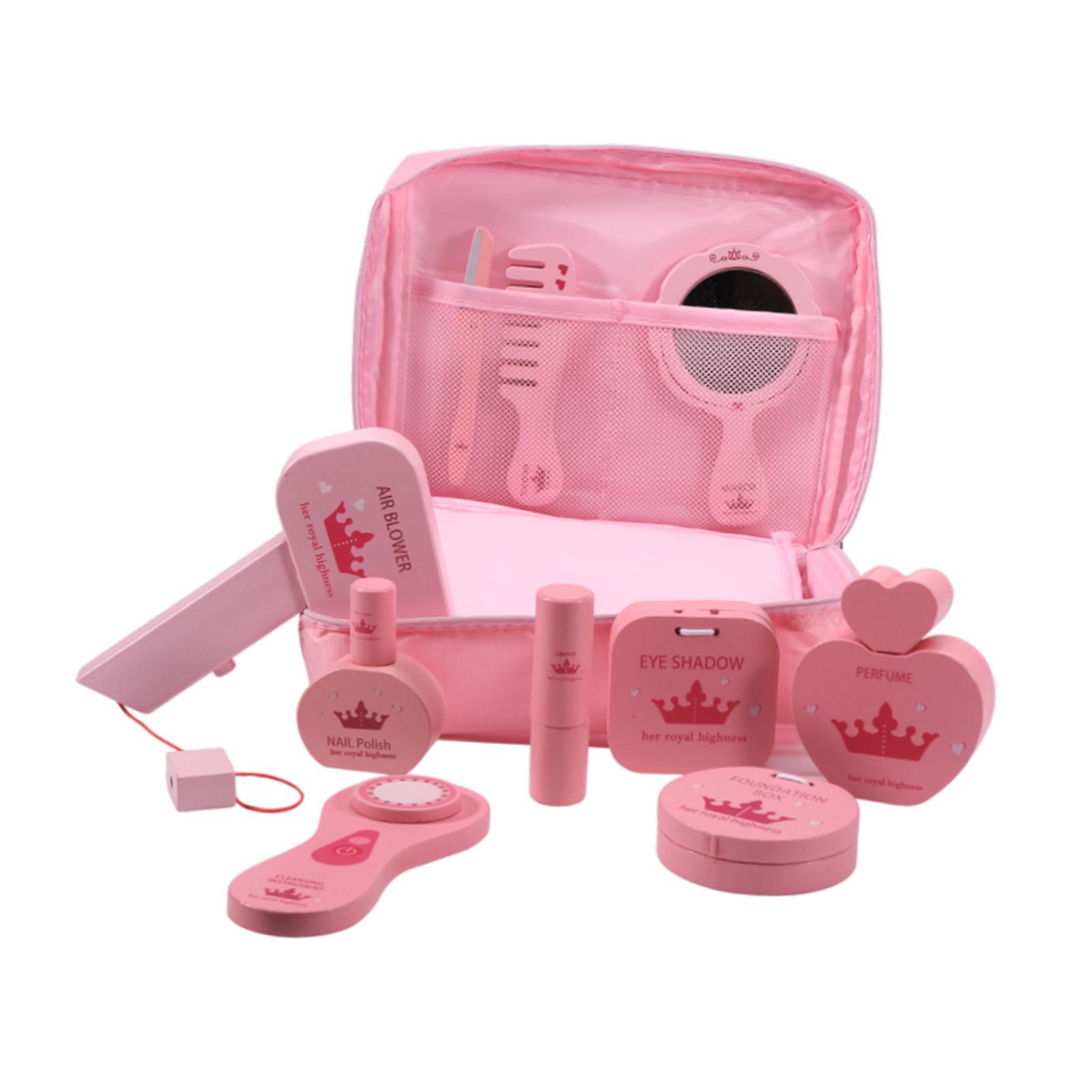 10x Pretend Makeup Kits Wood B - Beauty Makeup Set For Kids 评论和价格