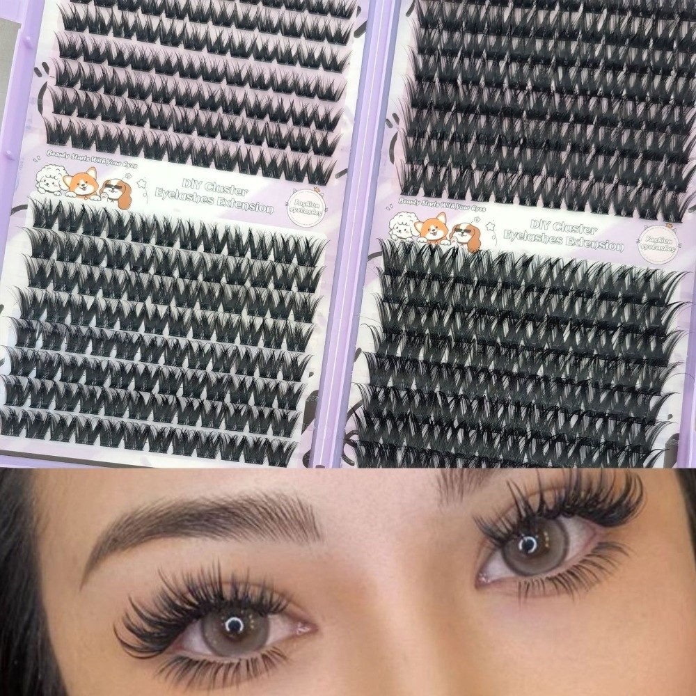 10/20/32Rows Curvature D Dense - False Eyelashes Natural 评论和价格