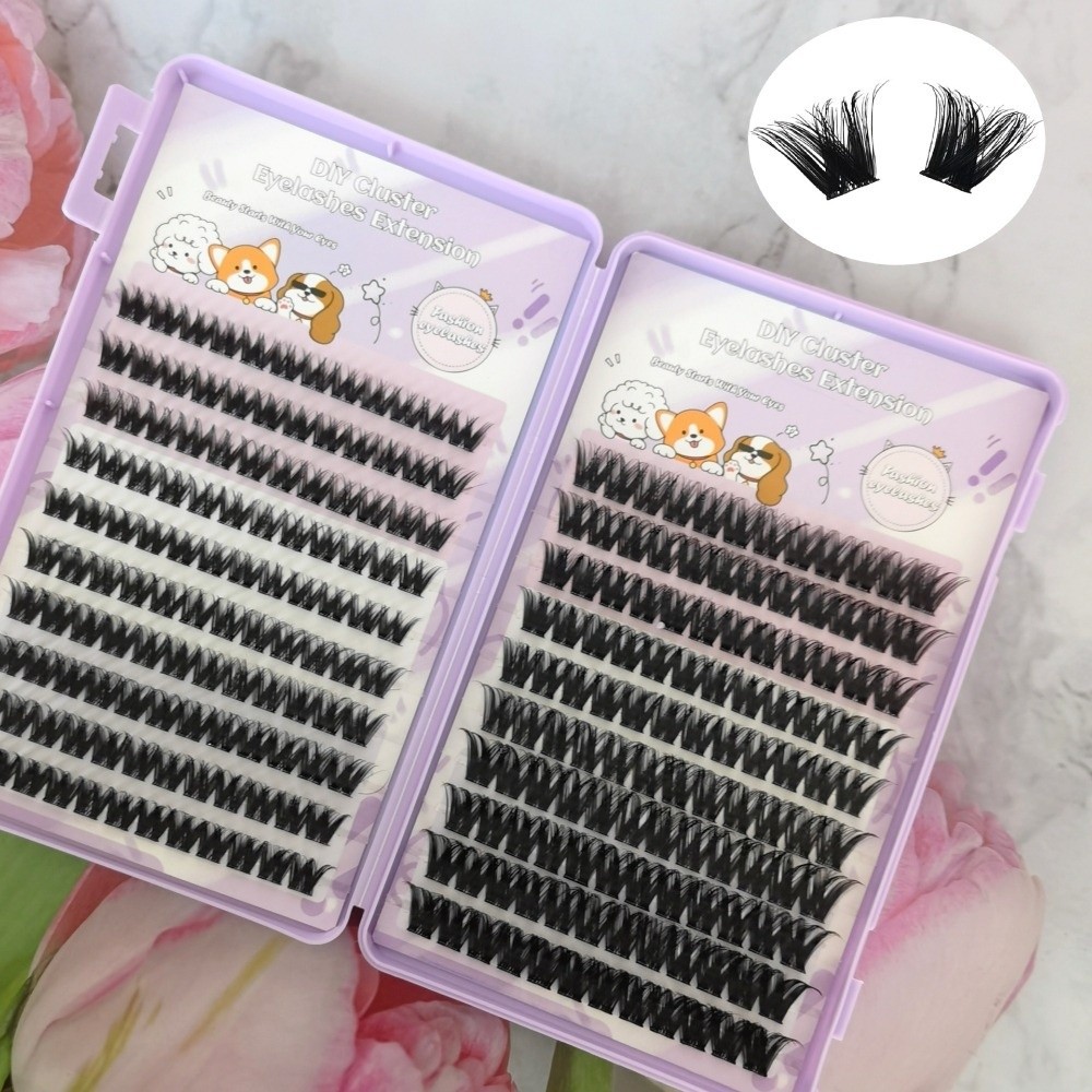 10/20/32Rows Curvature D Dense - False Eyelashes Natural 评论和价格