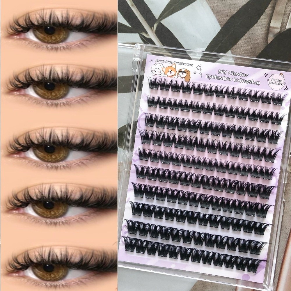 10/20/32Rows Curvature D Dense - False Eyelashes Natural 评论和价格