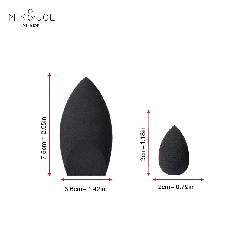 2pcs Black Beauty Sponge Egg - - Beauty Makeup Egg 评论和价格