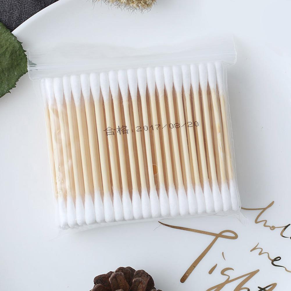 10/100pcs Disposable Cotton Sw - Beauty Makeup Cream 评论和价格