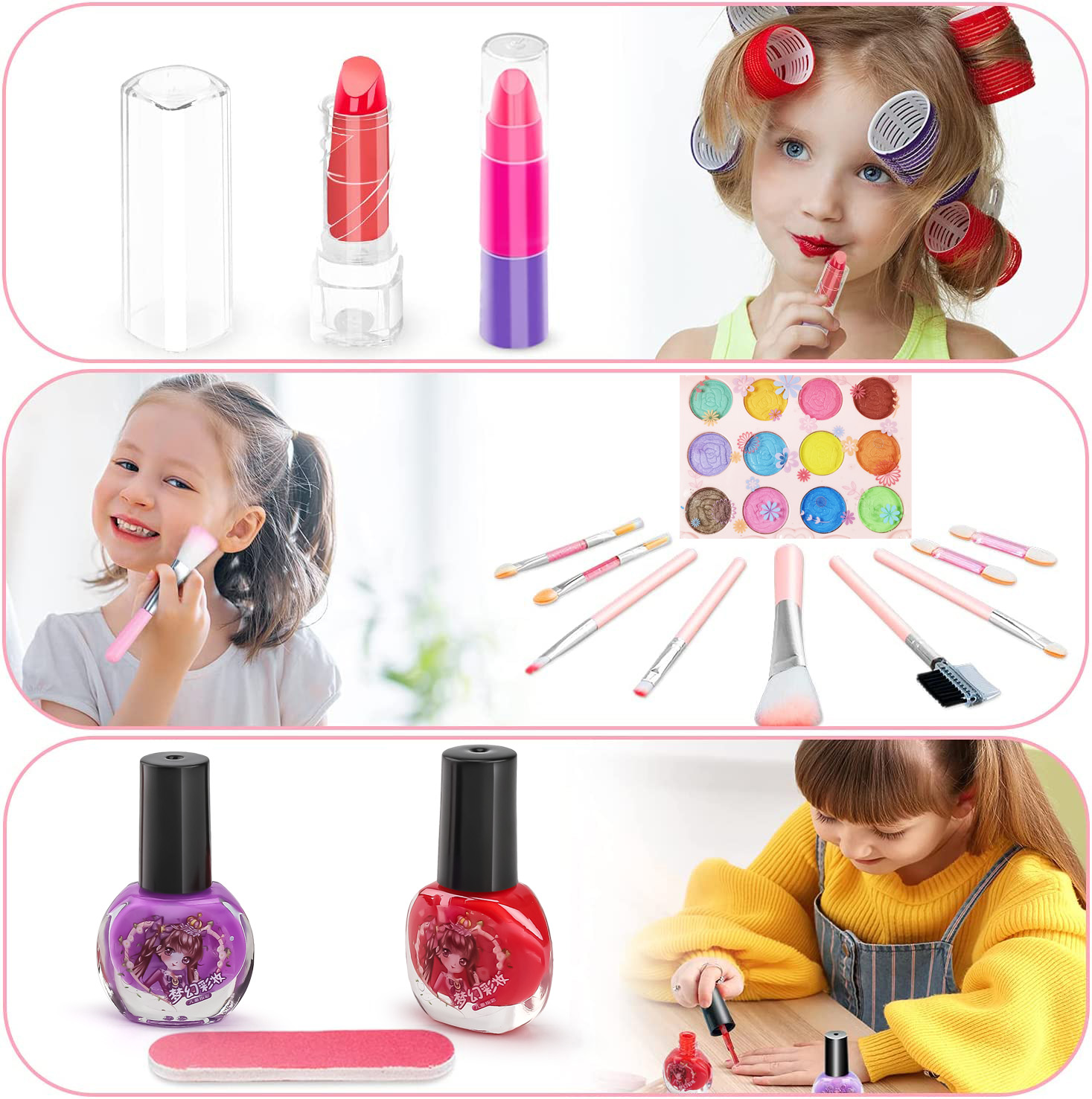 Kids Makeup Toy Kit for Girls, - Beauty Makeup Set For Kids 评论和价格