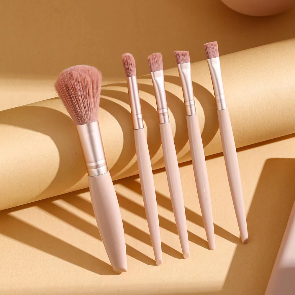 5pcs Cosmetic Brush Kit With M - Makeup Beauty Set 评论和价格