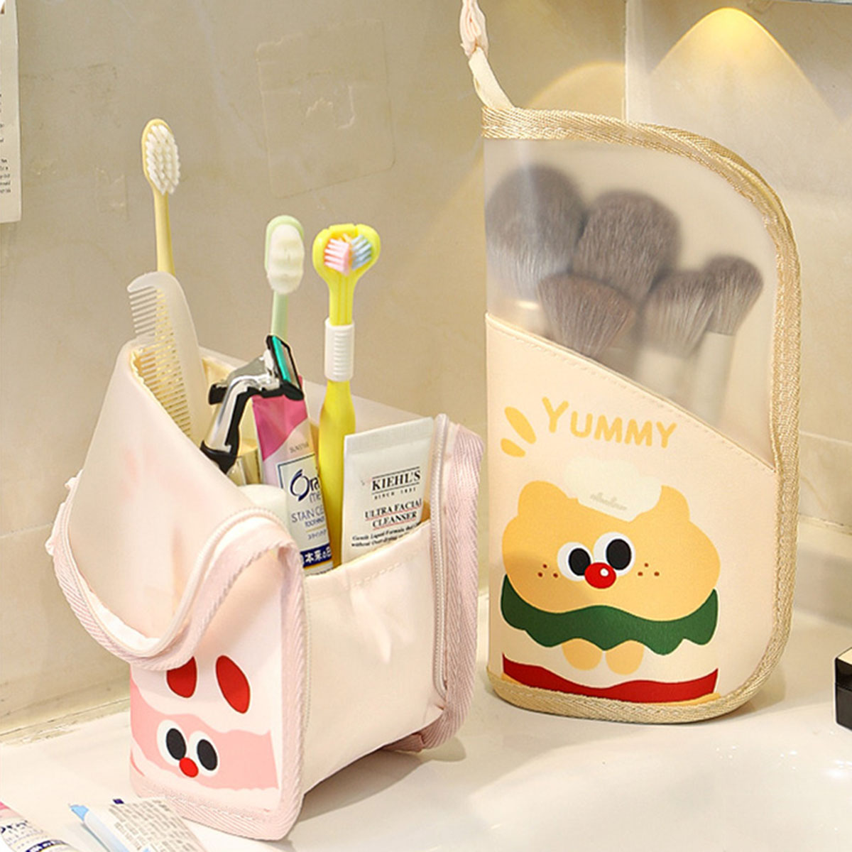 1Pcs Cosmetic Bag Travel Stand - Beauty Of Makeup 评论和价格