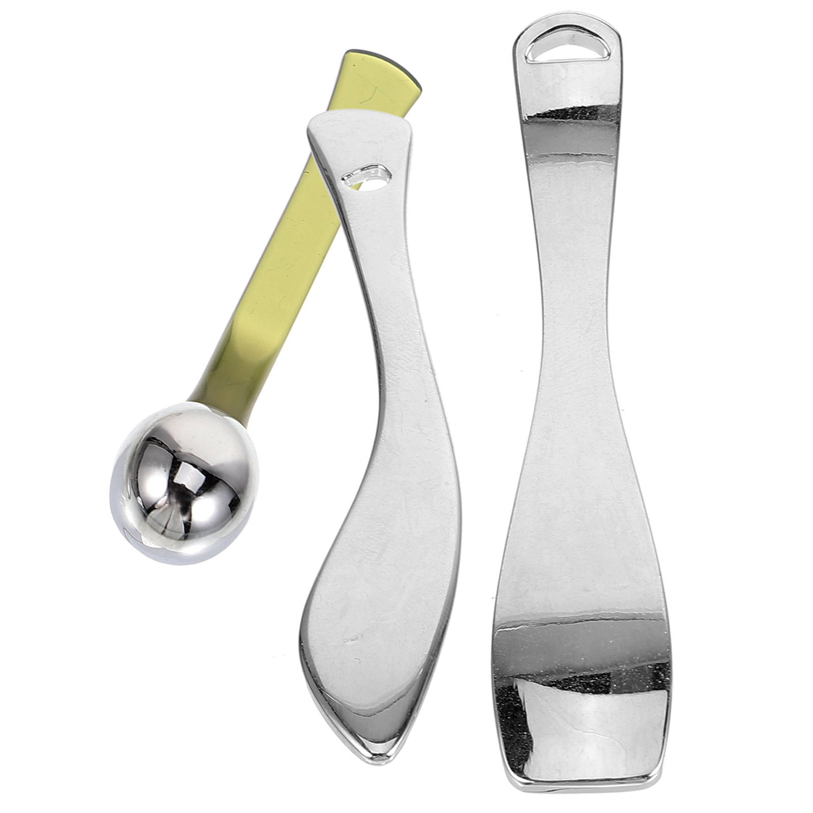 3Pcs Makeup Spatula Spoon Eye  - Beauty Makeup Cream 评论和价格