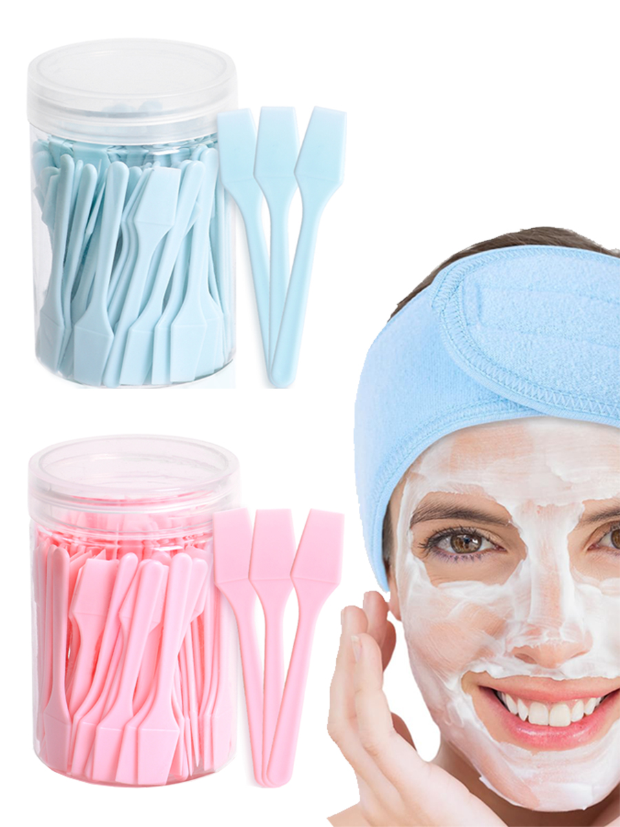 100 Pieces Cosmetic Spatulas S - Beauty Makeup Cream 评论和价格
