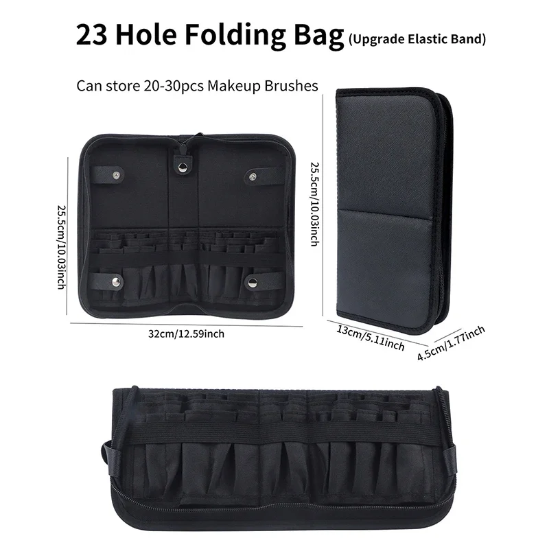 29/23 Holes Foldable Makeup Br - Makeup Beauty Set 评论和价格