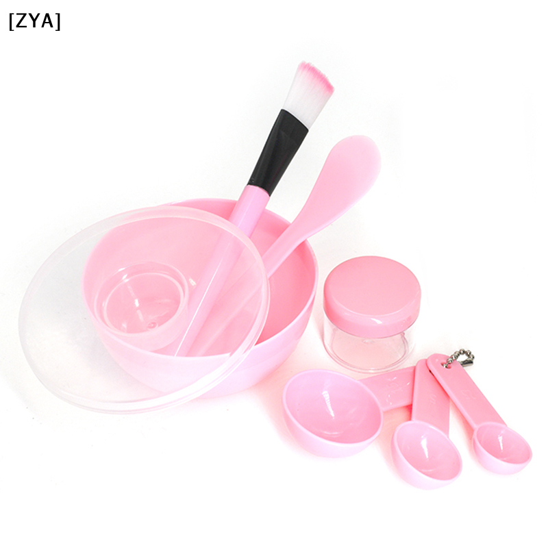 Facial Brush Mask Bowl Spoon S - Makeup Beauty Set 评论和价格