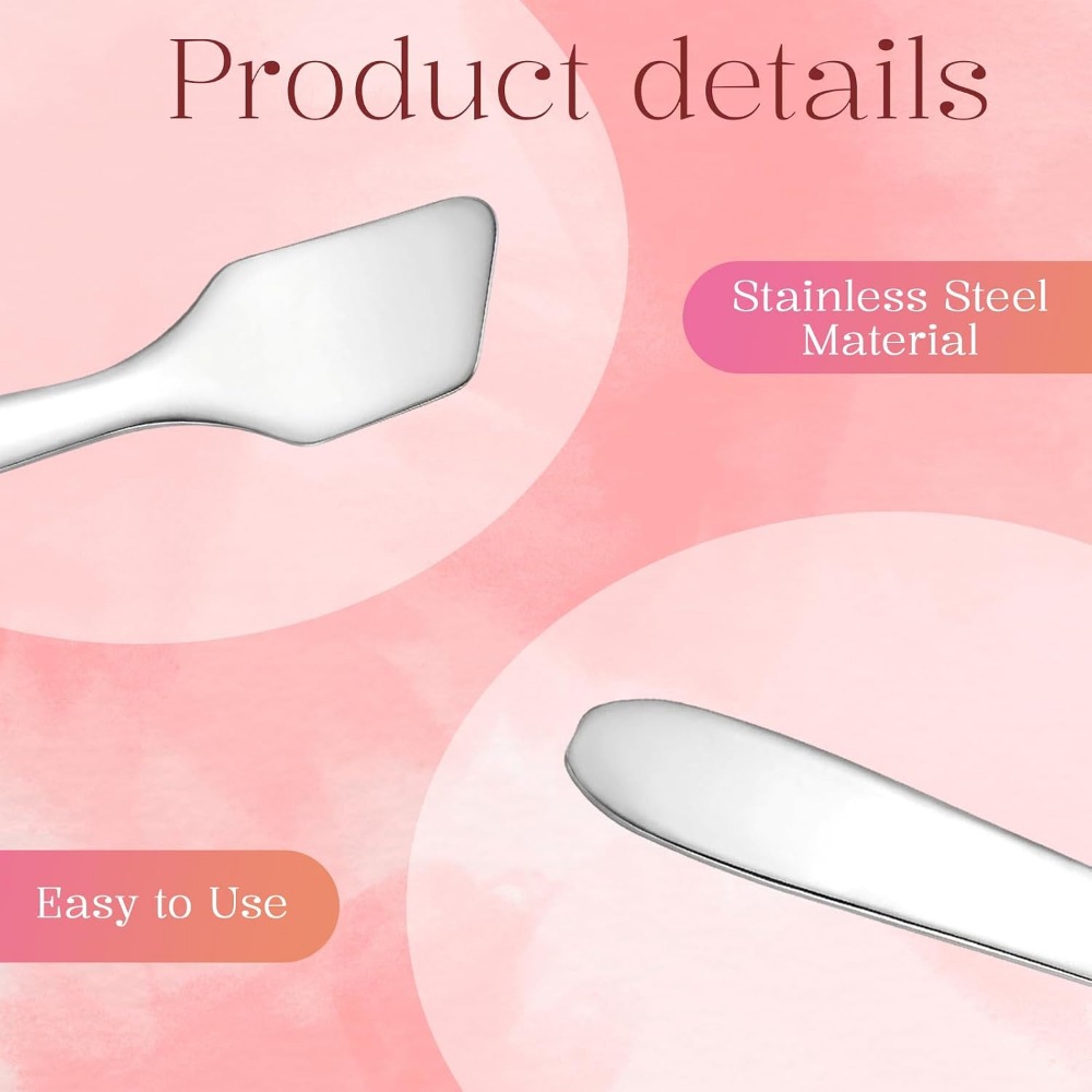 3-Piece Mini Stainless Steel M - Beauty Makeup Cream 评论和价格