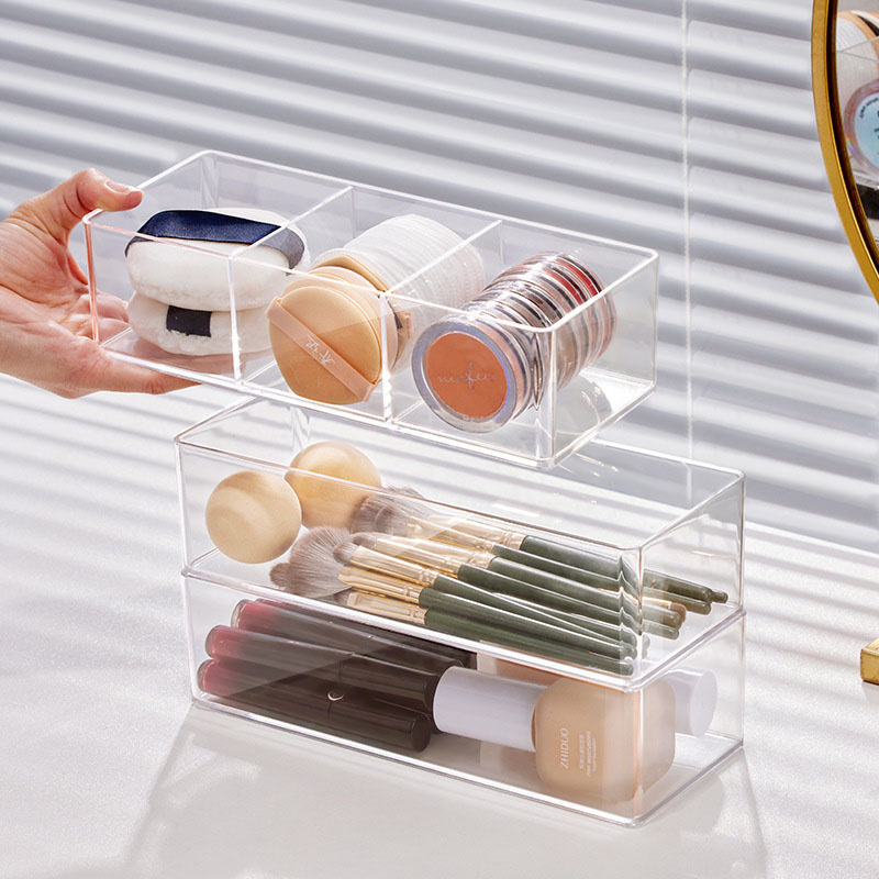 Acrylic Cosmetics Storage Box  - Beauty Makeup Box 评论和价格