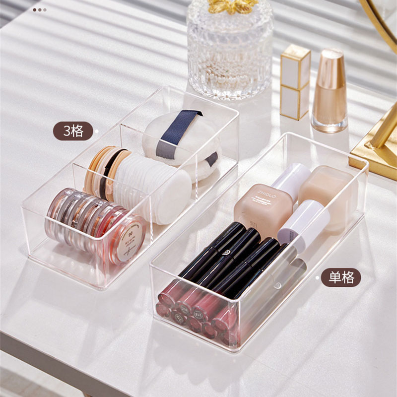 Acrylic Cosmetics Storage Box  - Beauty Makeup Box 评论和价格