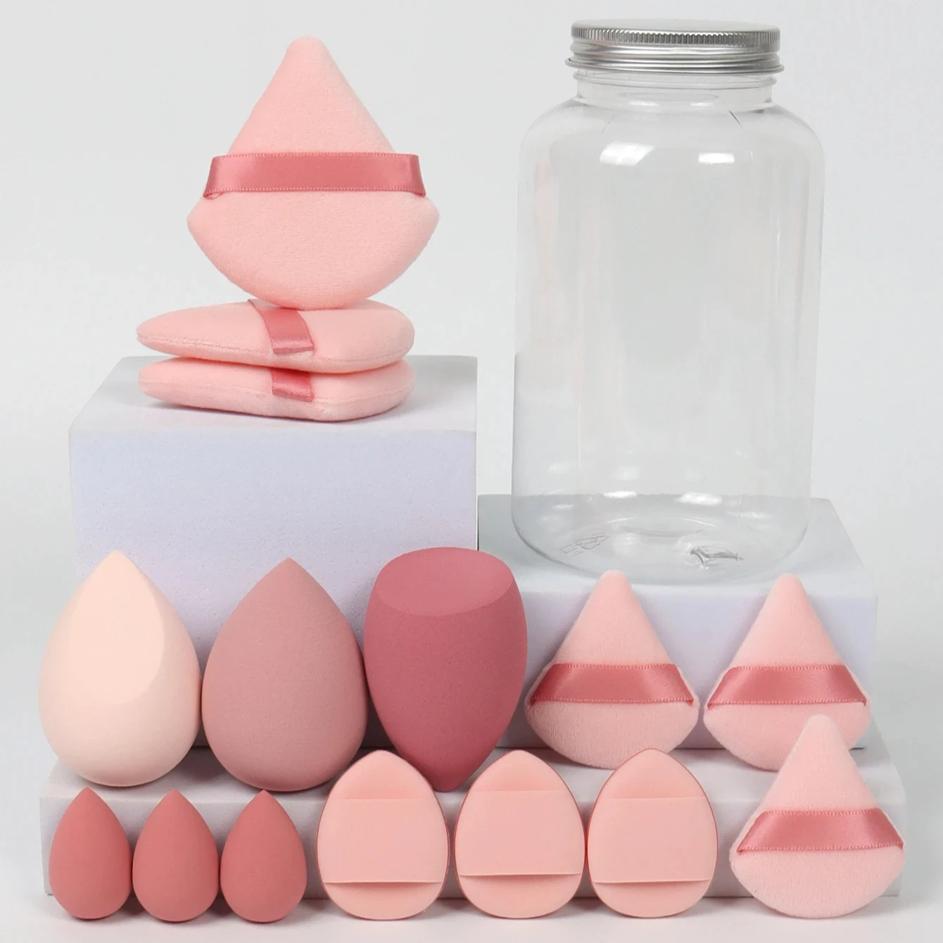 12/15Pcs Makeup Sponge Cosmeti - Beauty Makeup Egg 评论和价格