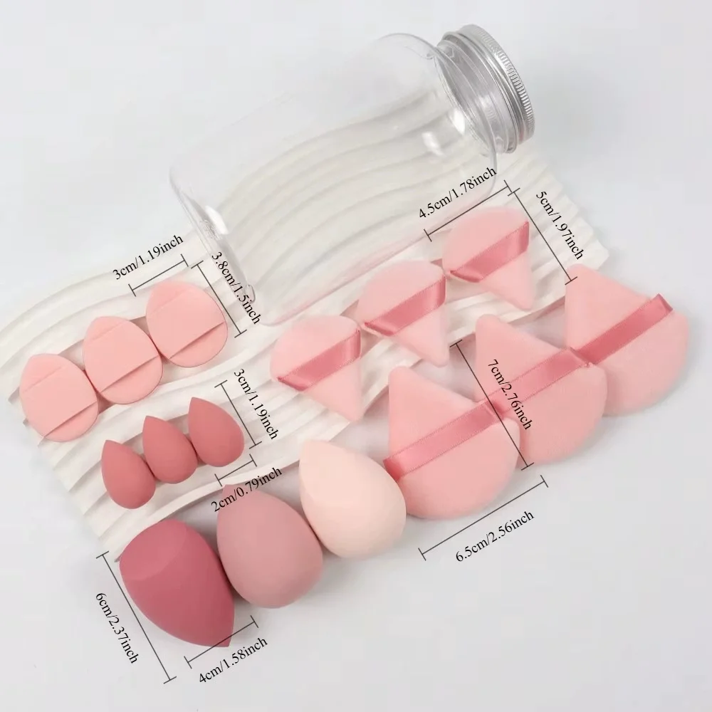 12/15Pcs Makeup Sponge Cosmeti - Beauty Makeup Egg 评论和价格